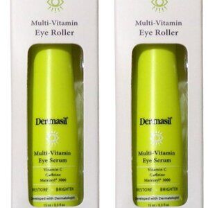 Dermasil Multi-Vitamin Eye Serum - Vitamin C, Caffeine, Matrixyl (Set of 2)